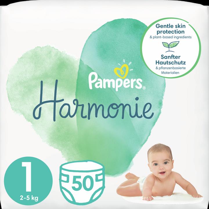 Actual product image Pampers Harmonie (Size 1, Pack, 50 Piece)