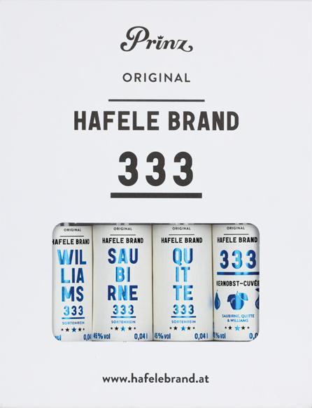 Produktbild Prinz Geschenkset Hafele Brand 333 „Erlesene Kernfrüchte“
