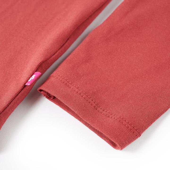 Produktbild VidaXL Kinder-Langarmshirt Dunkelrosa 140,Material: 95 % Baumwolle (140)