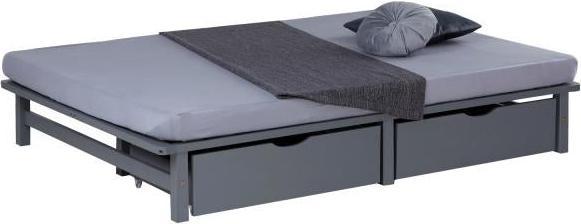 Actual product image Homestyle4u Pallet bed with bed base and slatted frame (140 x 200)