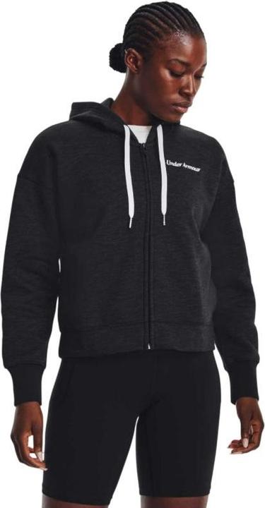 Produktbild Under Armour Essential Fleece Script FZ Hoodie 1374106-001 - XS (XS)