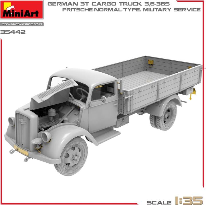Image du produit 1:35 Dt. 3 To. Cargo Truck à plateau