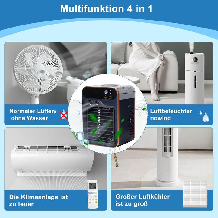 Actual product image hYwecy Portable evaporative air conditioner