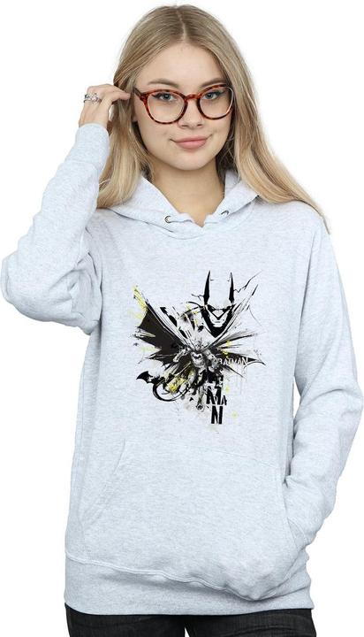 Actual product image Womens/Ladies Batman Batface Splash Hoodie (XL)