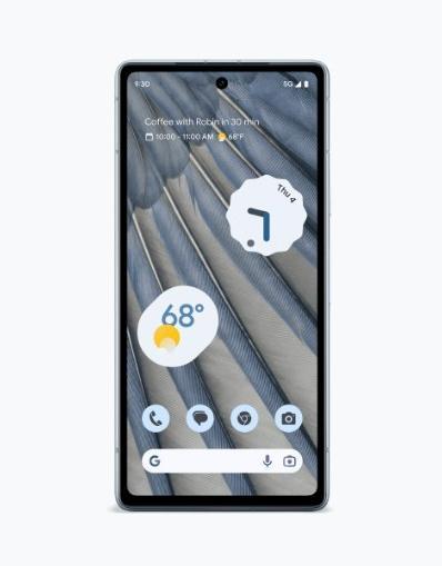 Produktbild Google Pixel 7a (128 GB, Sea, 6.10", SIM + eSIM, 64 Mpx, 5G)