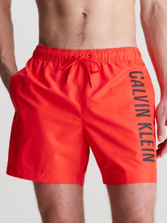 Produktbild Calvin Klein Medium Drawstring Heren Zwembroek - Hot Heat - Maat L (L)
