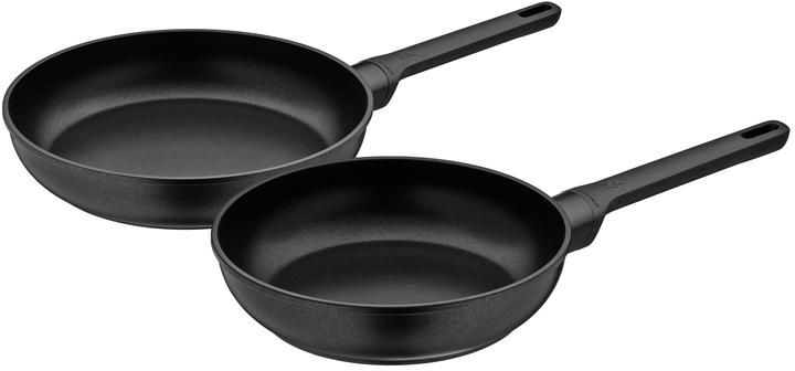 WMF Pfannenset Pfanne 2tlg 24+28cm PermadurExcellent Induktion beschichtet (24 cm, Pfannenset + Topfset, Aluminium)