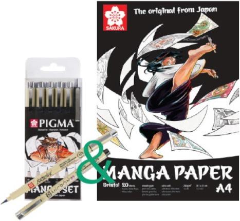 Produktbild Sakura Manga (A4, Speziallineatur, Weicher Einband)
