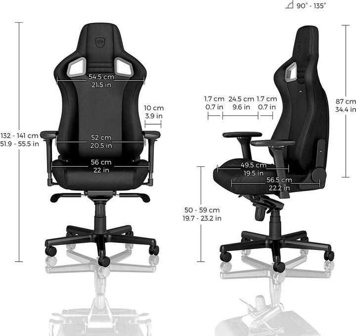 Actual product image noblechairs EPIC - Black Edition