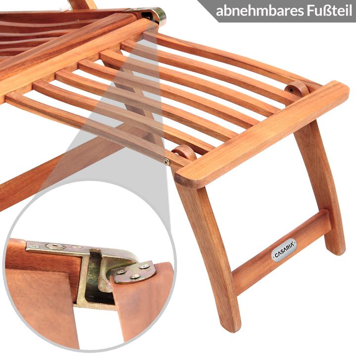 Produktbild Casaria Sonnenliege (167 cm)