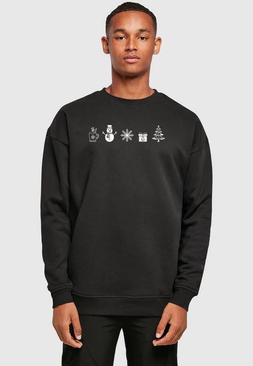 Produktbild Merchcode Christmas Elements Crewneck - 181753 (L)