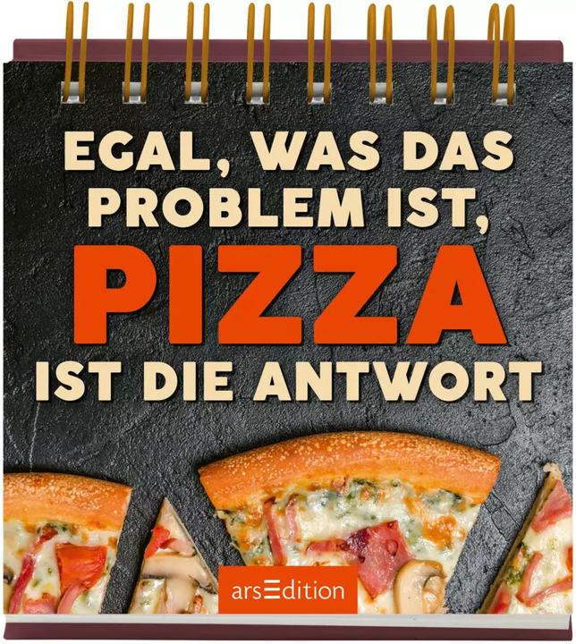 Actual product image Spiral book stand up pizza (German)