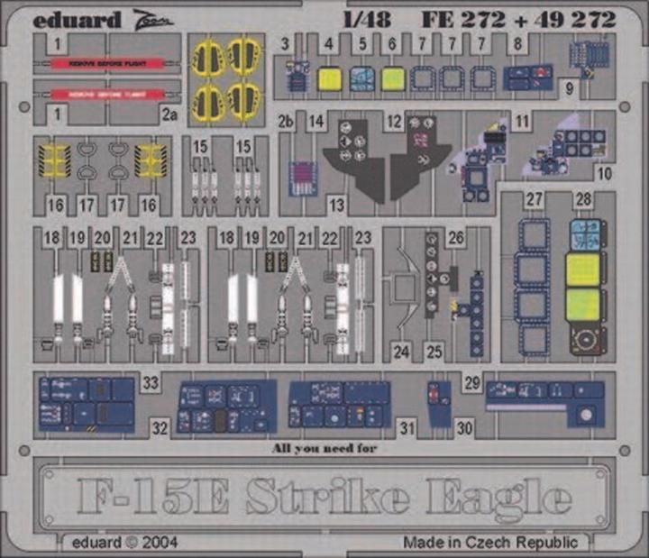 Produktbild Eduard F-15E Strike Eagle Interior Set