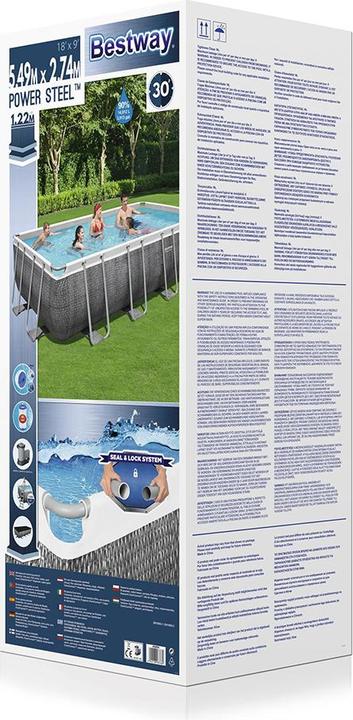 Produktbild Bestway Power Steel Frame Pool (549 x 274 x 122 cm)