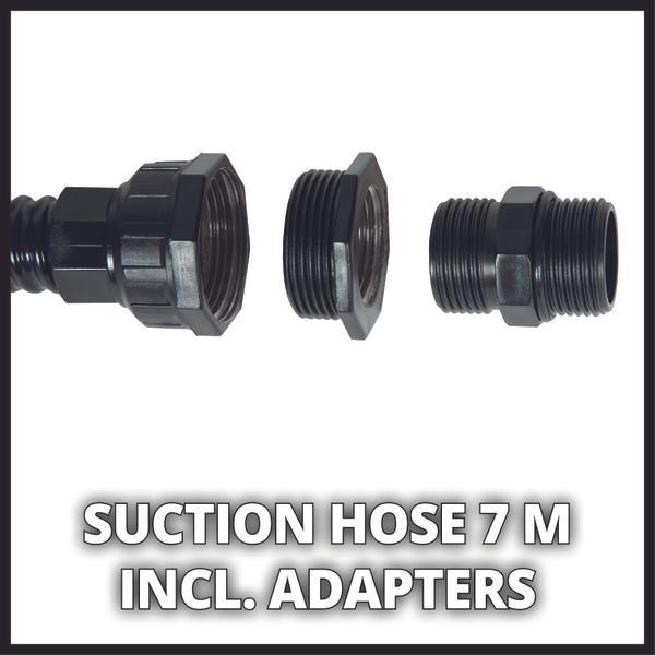 Image du produit Einhell Tuyau d'aspiration de la pompe 7m