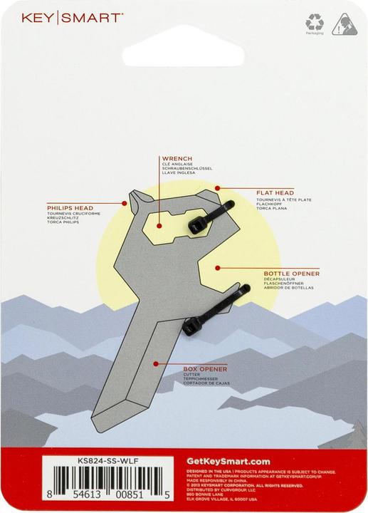 Produktbild Key Smart Alltul Multitool Animal Series Stainless Steel (5 Funktionen)