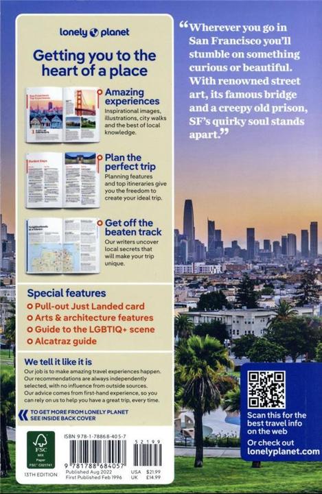 Image du produit San Francisco 13th Edition (Anglais, Collectif, 2022)