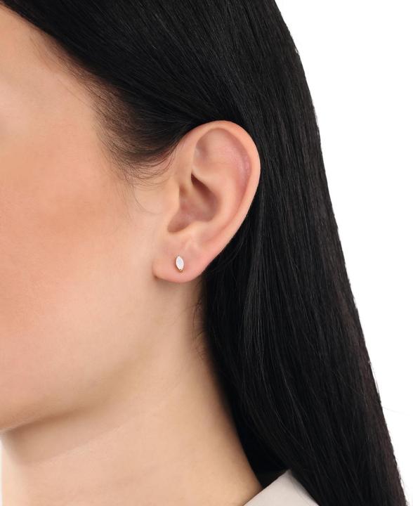 Immagine prodotto Amor Ohrschmuck für Damen, 925 Sterling Silber, Schmuckstein synth. (Argento 925)