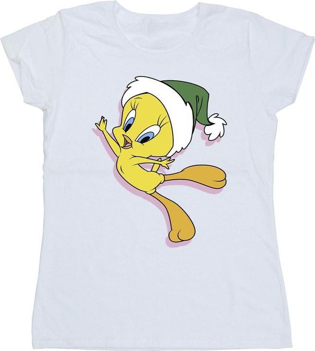 Looney Tunes Tweety Christmas Hat TShirt (M)