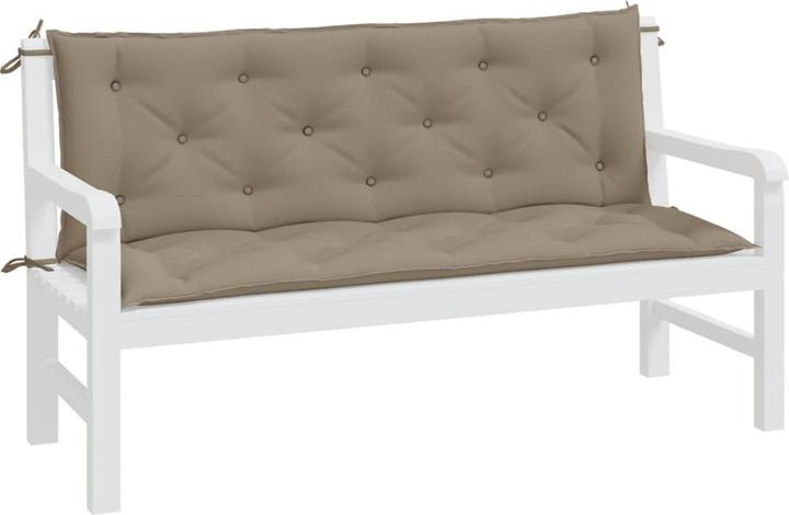 Produktbild VidaXL Gartenbank-Auflagen 2 Stk. O x ford-Gewebe (150 x 50 x 7 cm)