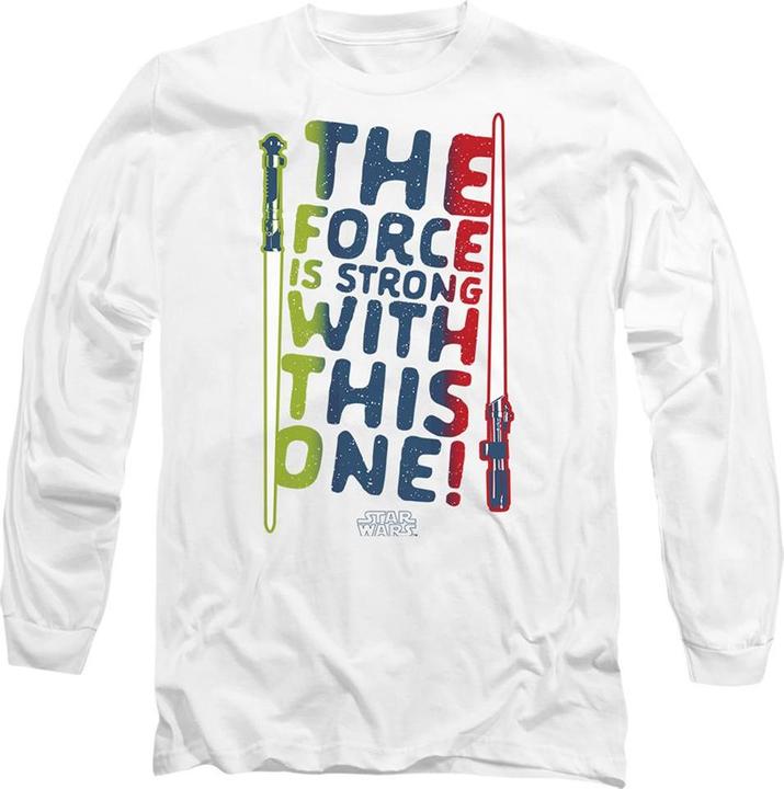 Actual product image Star Wars Unisex Adult Force Is Strong T-Shirt (S)