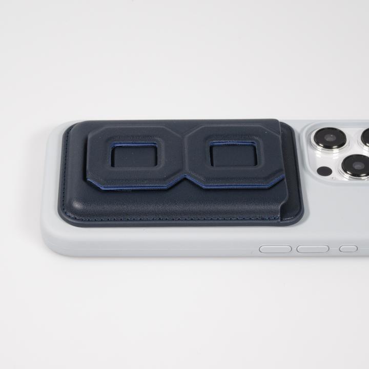 Immagine prodotto PhoneLook Porta carte di credito magnetico MagSafe in pelle vegana con forte magnete e patta integrata