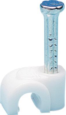 Produktbild RND Electronics Kabelklemme mit Stahlstift 5mm Nagel Polyethylen