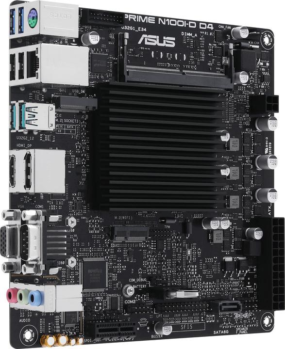 Actual product image ASUS Prime N100I-D D4-CSM (NA (integrated CPU), Mini-ITX)