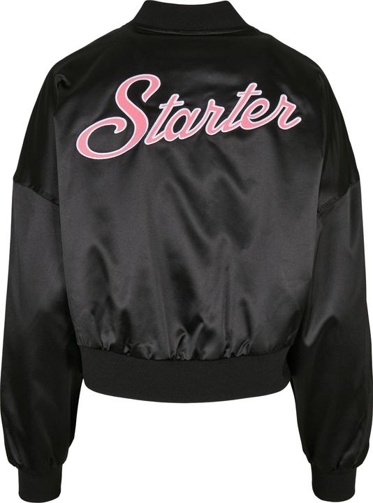 Actual product image Starter Ladies Satin College Jacket - 16904 (XS)