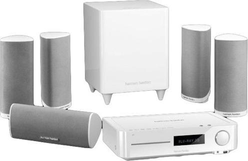 Produktbild Harman/Kardon BDS 776, 5.1 3D Bluray Heimkinosystem, Weiss