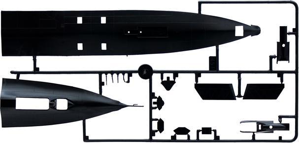 Actual product image Italeri SR - 71 BLACK BIRD