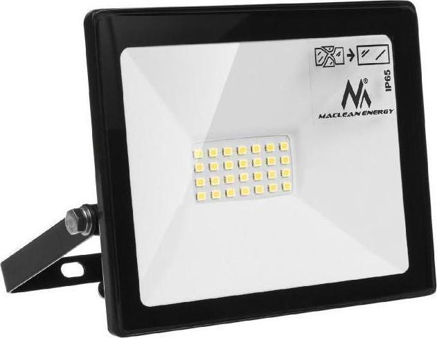 Image du produit Maclean Projecteur LED extérieur 20W 1600lm 3000K (Noir) (1600 lm, IP65)