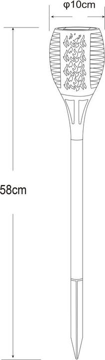 Immagine prodotto Globo Luce Solare In Plastica Nera, 36xled (36 lm, IP44)