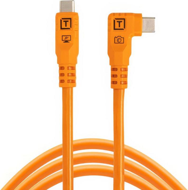 Tether Tools TetherPro USB-C Optima 10G rechts orange 3m (3 m, USB 3.2 Gen 2)