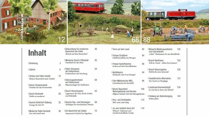 Produktbild Modellbahnbau in Perfektion: Landwirtschaft und Bauernhöfe (Deutsch, Thomas Mauer, 2022)