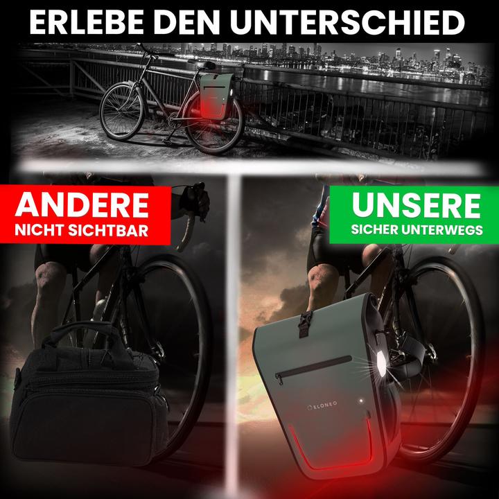 Image du produit Eloneo Sacoche de vélo pour ordinateur portable (25 l, Sacoches)