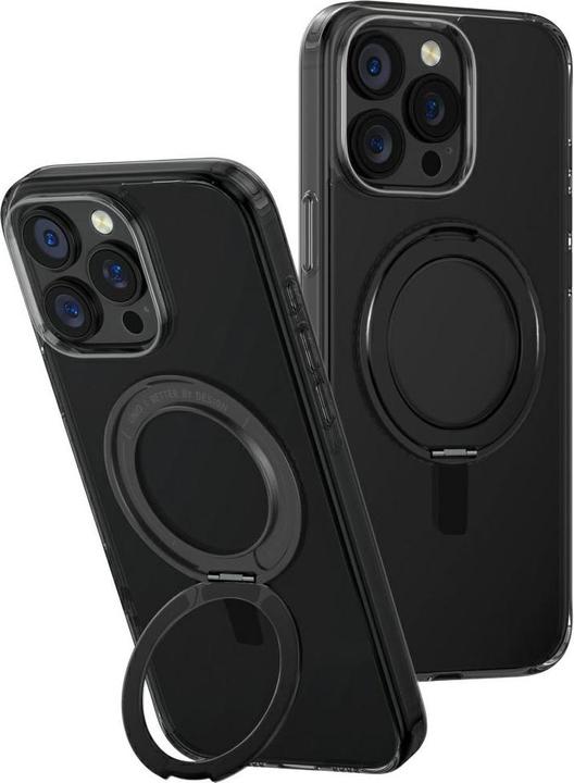 Produktbild Uniq Swivix 360 Rotating Kickstand Case for iPhone 16 Pro Max - Black (Apple iPhone 16 Pro Max)