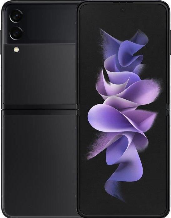 Actual product image Samsung Galaxy Z Flip3 5G EU (128 GB, Phantom Black, 6.70", SIM + eSIM, 12 Mpx, 5G)