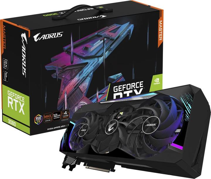 Actual product image Gigabyte Aorus GeForce RTX 3080 Master (12 GB)