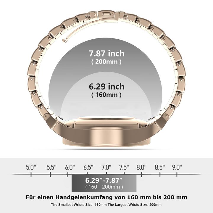 Nutritional values and ingredients Pedea Titanium watch strap (20 mm, Titanium, Galaxy Watch 4, Galaxy Watch 6, Galaxy Watch 5)