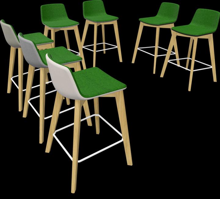 Immagine prodotto Narbutas Sgabello da bar Twist & Sit