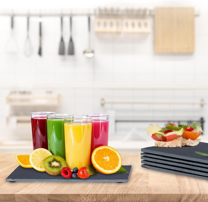 Produktbild Relaxdays 6x Schieferplatte
