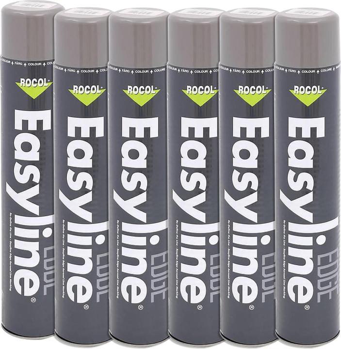 Produktbild Brady Easyline-Farbsprühdose, Grau, permanent (6 Sprühdosen/Packg.)