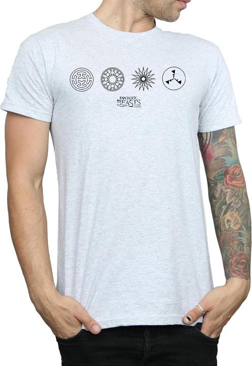 Produktbild Fantastic Beasts Circular Icons TShirt (XXL)