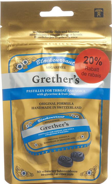 Produktbild Grethers Blackcurrant Pastillen (1 Stück)