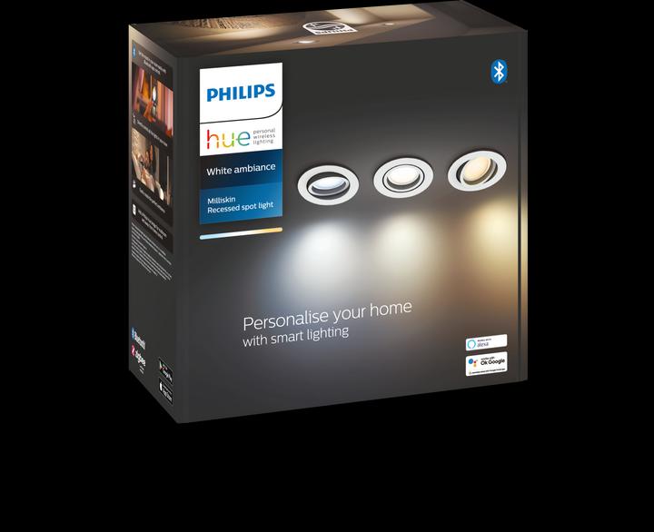 Immagine prodotto Philips Hue White Ambiance Milliskin inkl. Dimmschalter (350 lm, GU10)
