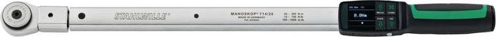 Produktbild Stahlwille 714R Drehwinkel-Drehmomentschlüssel MANOSKOP, Einsteckwerkzeug, 20 (1/2", 180 Nm, 200 Nm)