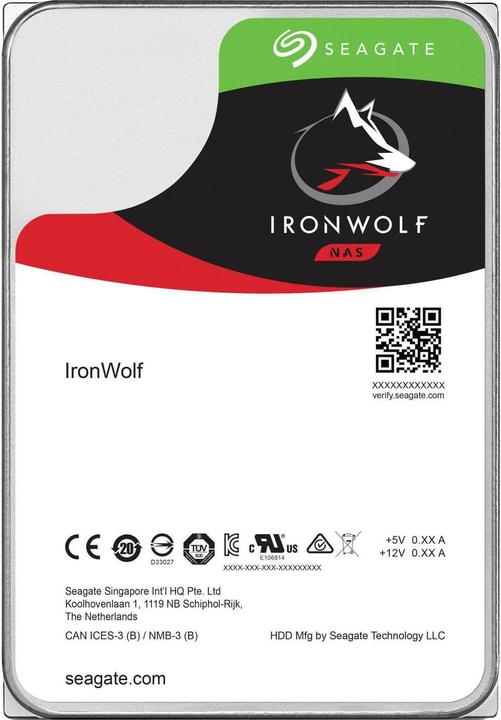 Actual product image Seagate IronWolf (12 TB, 3.5", CMR)