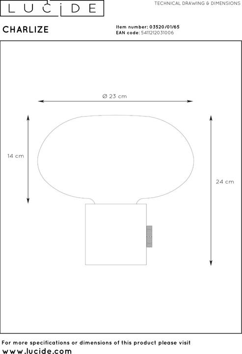 Image du produit Lucide Charlize (E27)