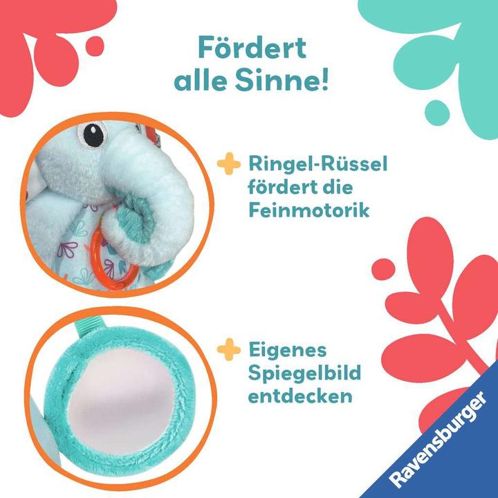 Image du produit Ravensburger 4855 play+ explorer elephant, peluche avec de nombreux effets ludiques, pour la maison et le